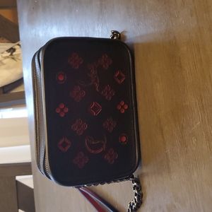 Radioloubi Leather Shoulder Bag CHRISTIAN LOUBOUTIN